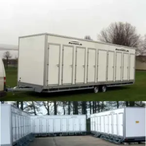 Duschwagen mit 8 Kabinen
