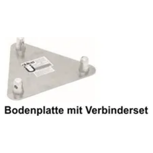 Bodenplatte mit Verbinderset