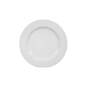 Menüteller flach weiß (Ø 260mm)