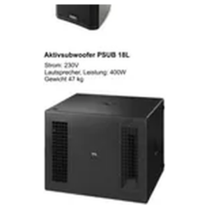 Aktivsubwoofer PSUB 18L
